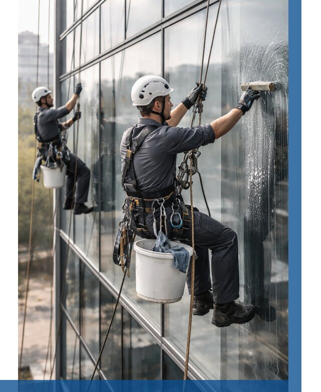 Мойка сплошного остекления в Большой Камне, заказать от 304 р.| ВЫСОТНИК-Бль