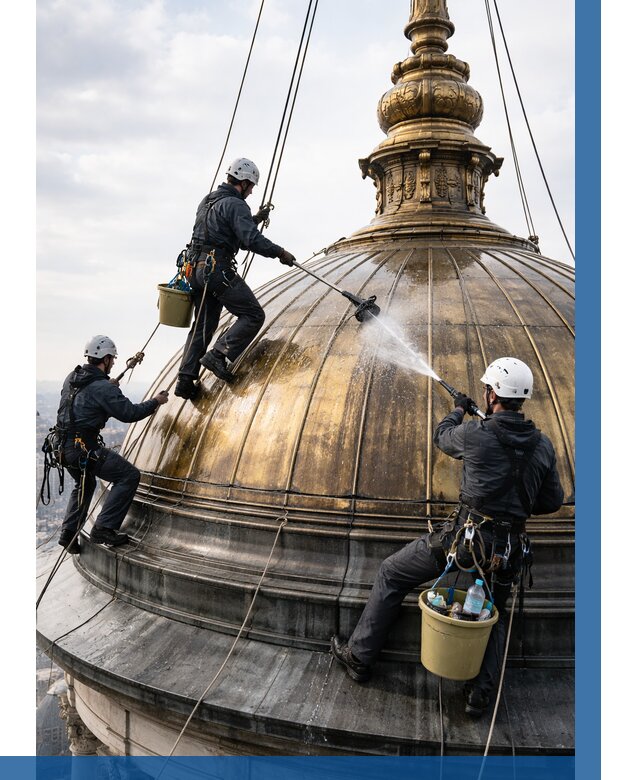 Мойка куполов и шпилей в Большой Камне от 8113 р. - заказать | ВЫСОТНИК-Бль