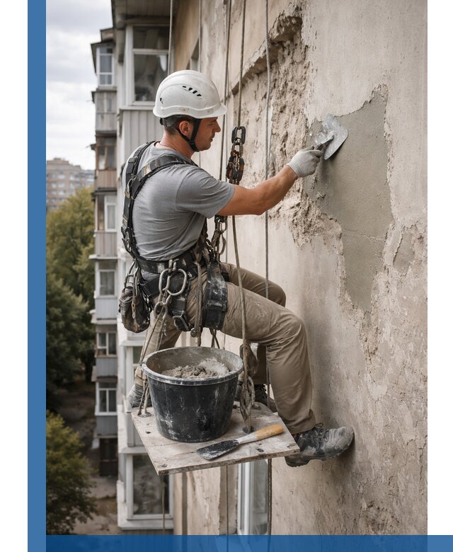 Восстановление фасадной штукатурки в Большой Камне с гарантией качества