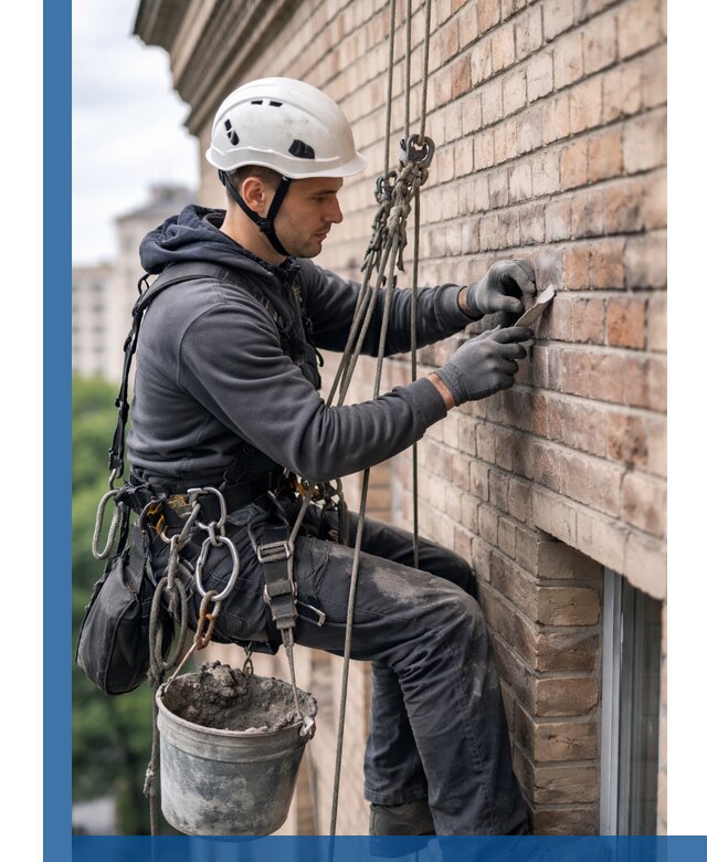 Качественный ремонт кирпичной кладки фасада в Большой Камне с гарантией