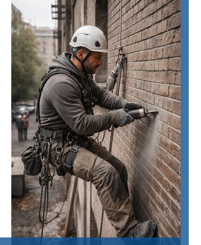 Расшивка кирпичных швов в Большой Камне от 608 р. | ВЫСОТНИК-Бль