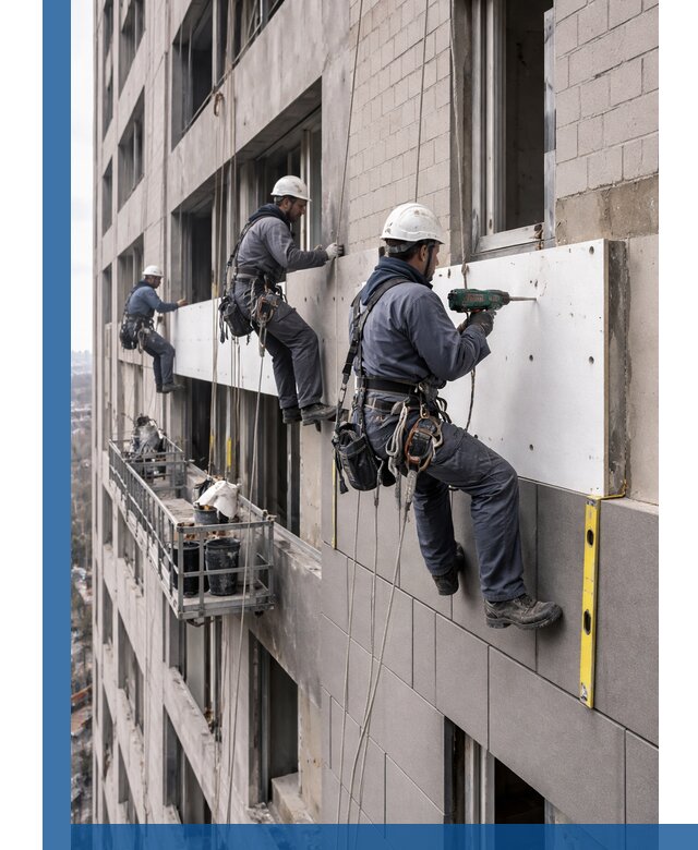 Монтаж фасадных термопанелей высокого качества в Большой Камне