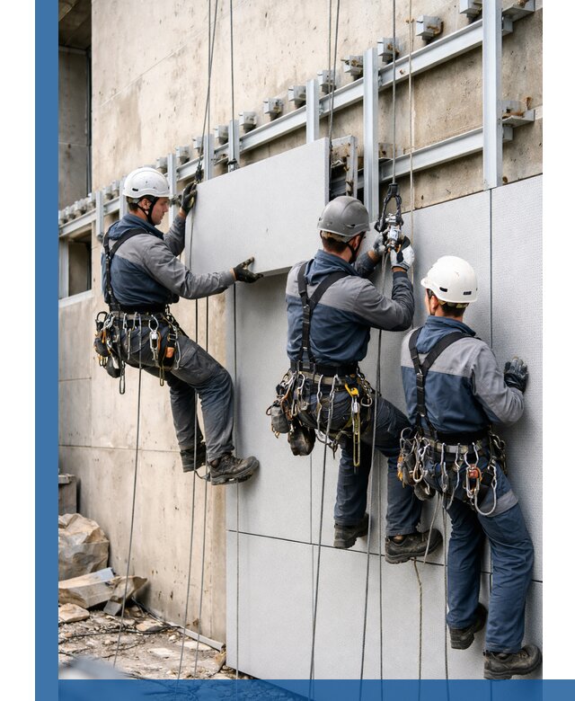 Монтаж вентилируемого фасада в Большой Камне под ключ с гарантией качества