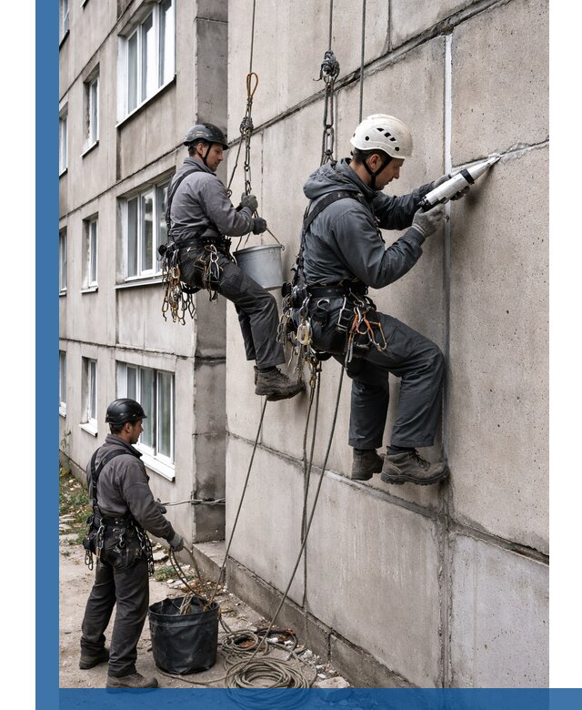 Герметизация межпанельных швов в Большой Камне с гарантией герметичности