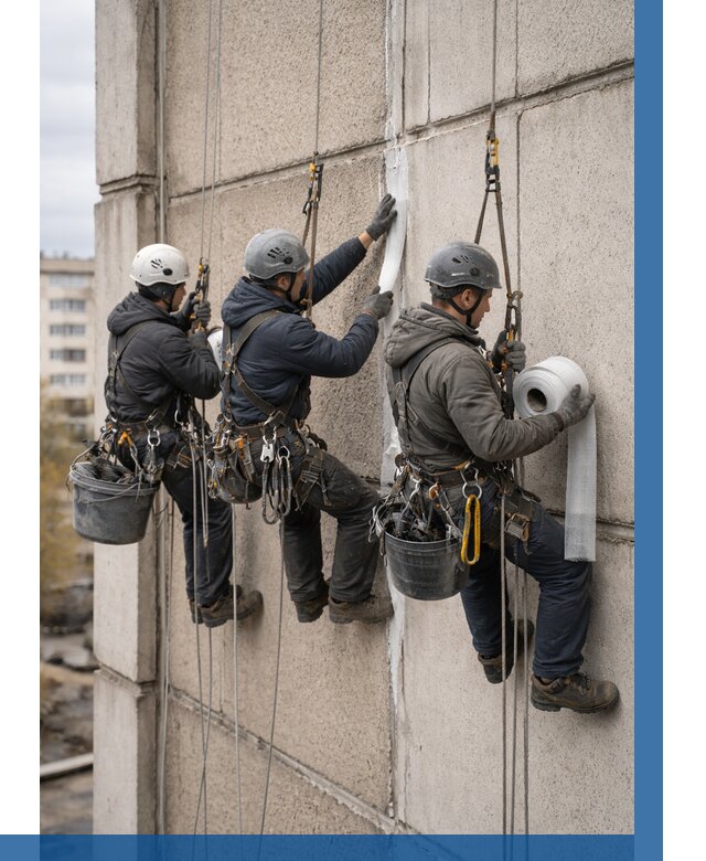 Ремонт межпанельных швов в Большой Камне от 761 р. | ВЫСОТНИК-Бль