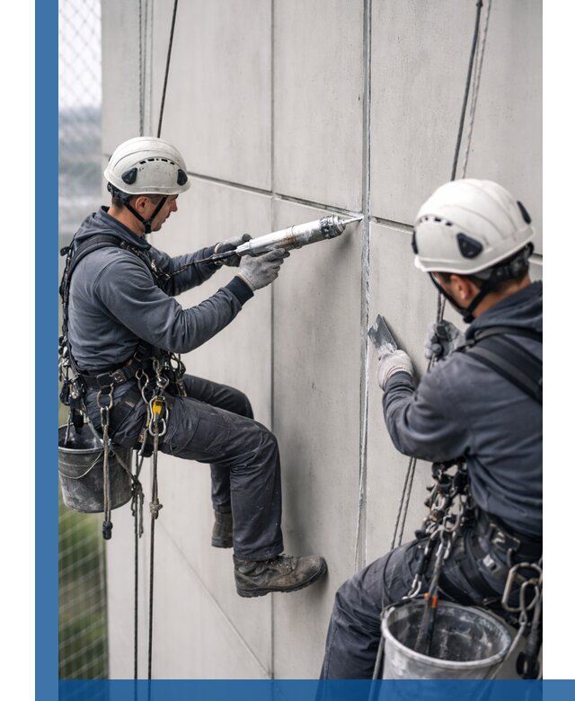 Первичная герметизация швов фасадов и кровель в Большой Камне