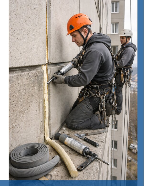 Теплый шов межпанельные швы в Большой Камне от 710 р. | ВЫСОТНИК-Бль