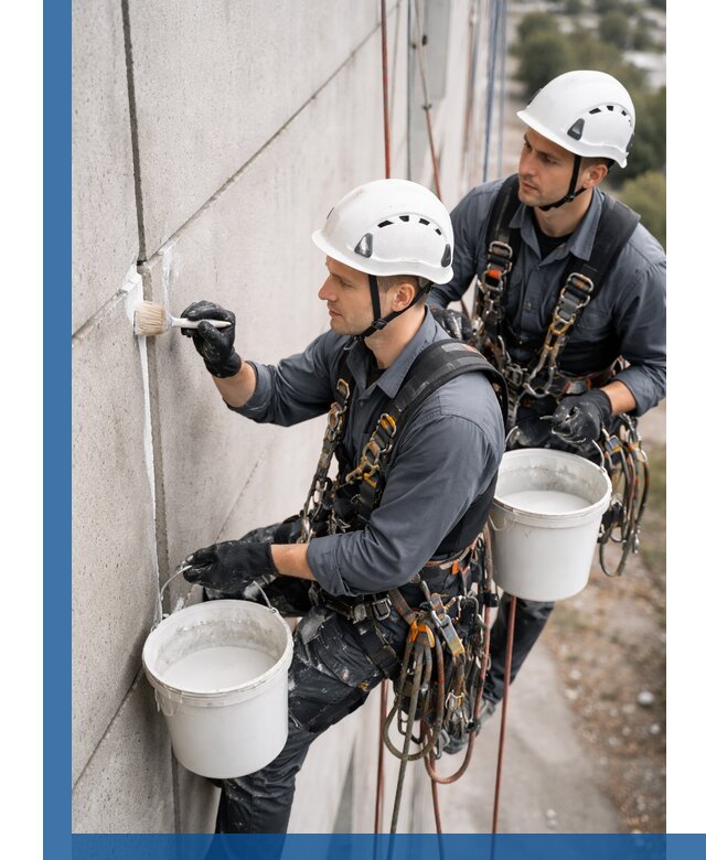 Противогрибковая обработка швов в Большой Камне для фасадов и кровель