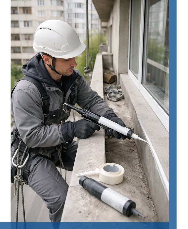 Герметизация швов лоджии в Большой Камне от 4563 р. | ВЫСОТНИК-Бль