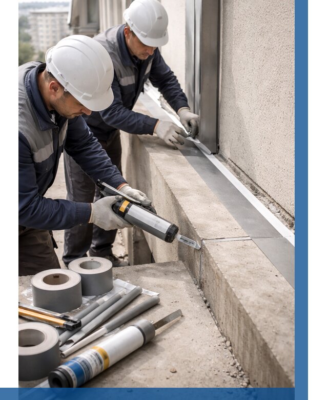 Герметизация примыкания балкона в Большой Камне от 4563 р. | ВЫСОТНИК-Бль