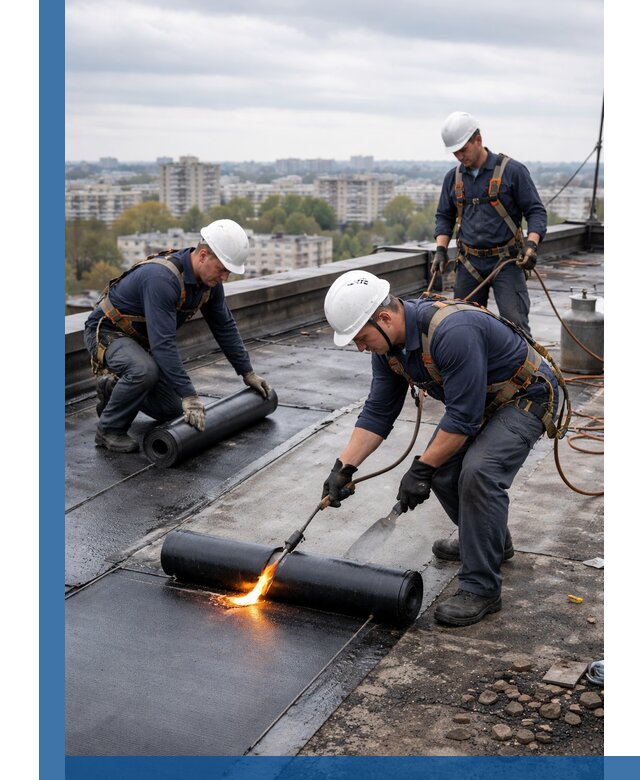 Ремонт наплавляемой кровли в Большой Камне качественно и надежно