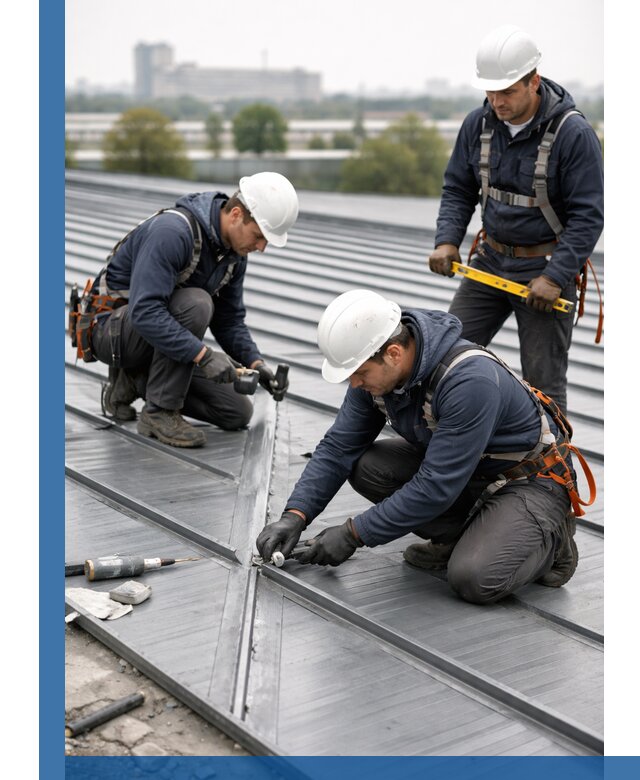 Ремонт фальцевой кровли в Большой Камне срочно и качественно