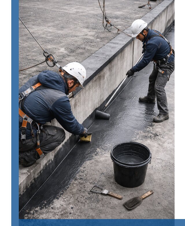 Гидроизоляция кровли жидкой резиной профессионально в Большой Камне