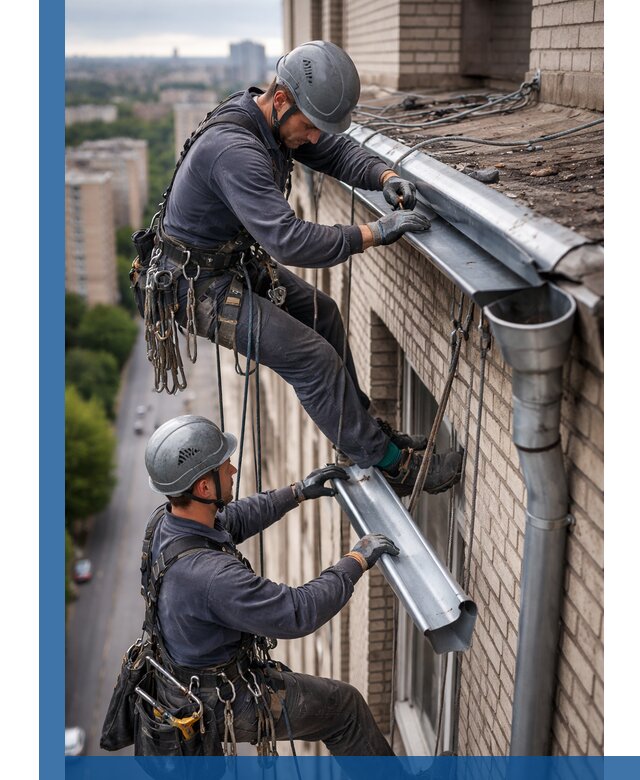Ремонт водосточных желобов в Большой Камне, быстро и качественно
