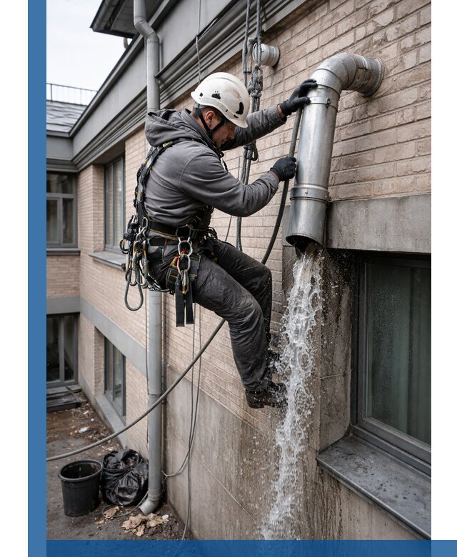 Профессиональная прочистка водосточных труб в Большой Камне с гарантией