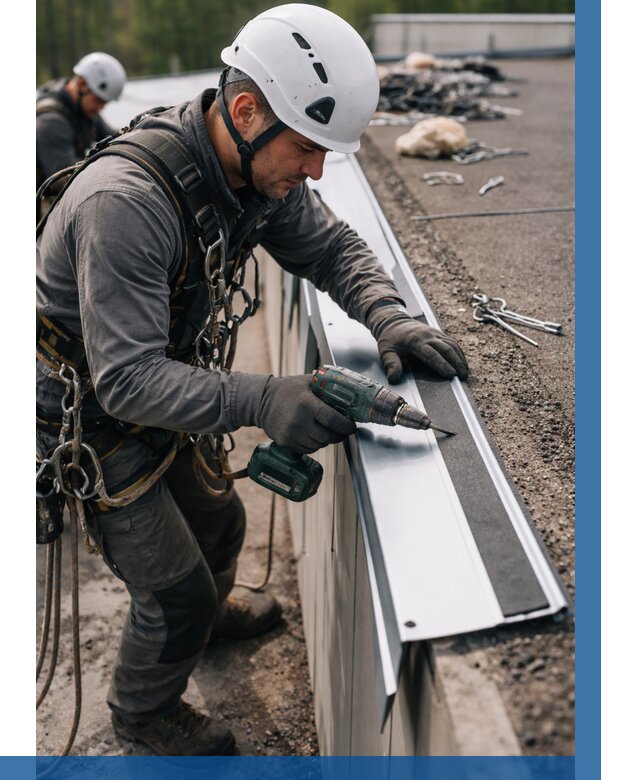 Монтаж капельника на кровле в Большой Камне от 304 р. | ВЫСОТНИК-Бль