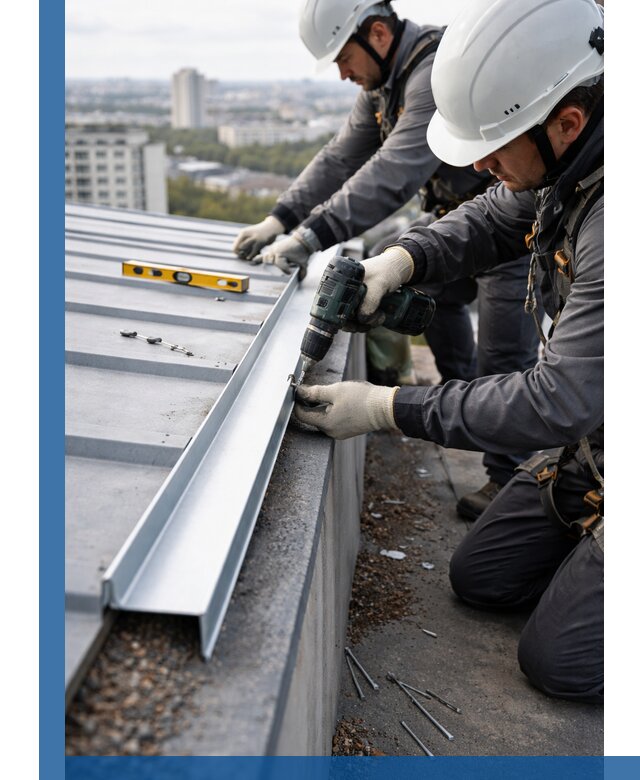 Монтаж капельника на кровле в Большой Камне с гарантией качества