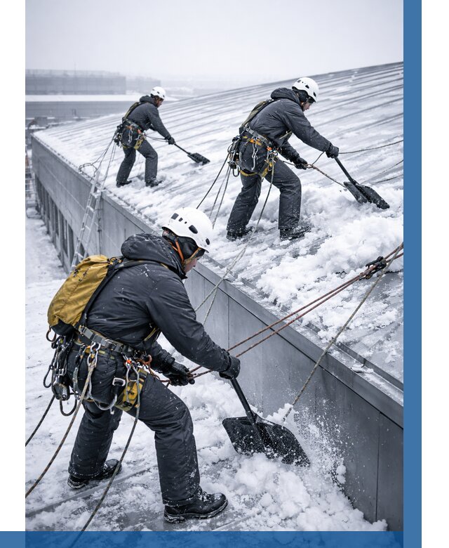 Очистка навесов от снега в Большой Камне от 4563 р. | ВЫСОТНИК-Бль