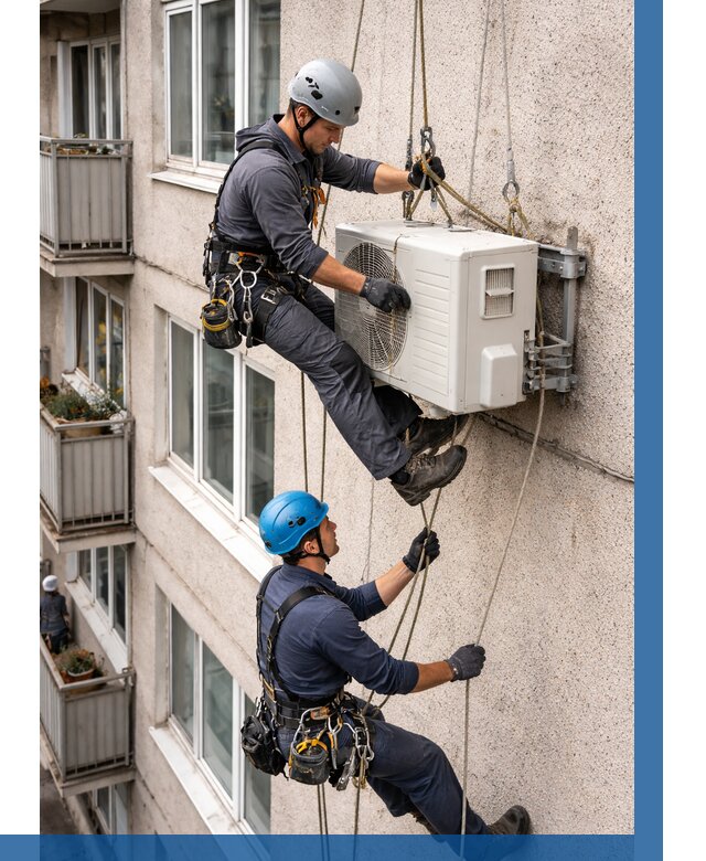 Перенос внешнего блока кондиционера в Большой Камне от 9127 р.| ВЫСОТНИК-Бль