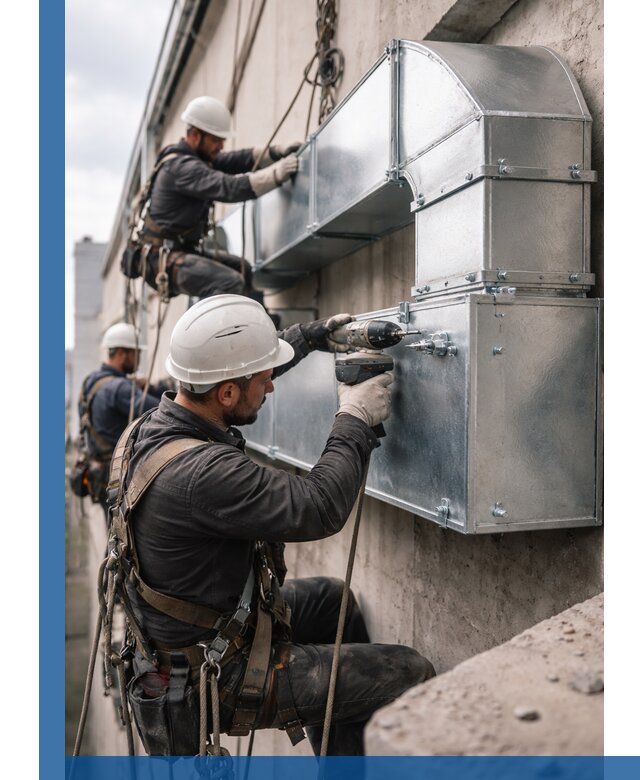 Профессиональный монтаж вентиляционных коробов в Большой Камне под ключ