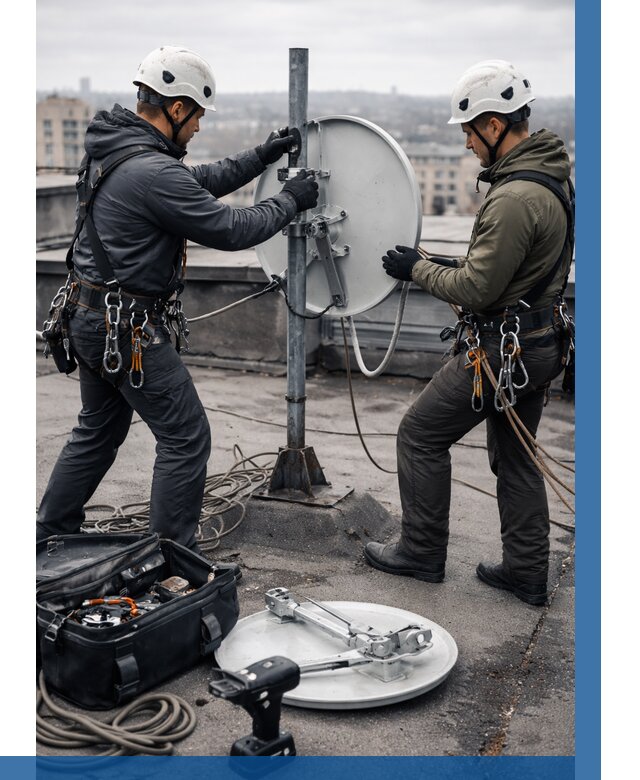 Демонтаж антенн на крыше в Большой Камне от 4563 р. | ВЫСОТНИК-Бль