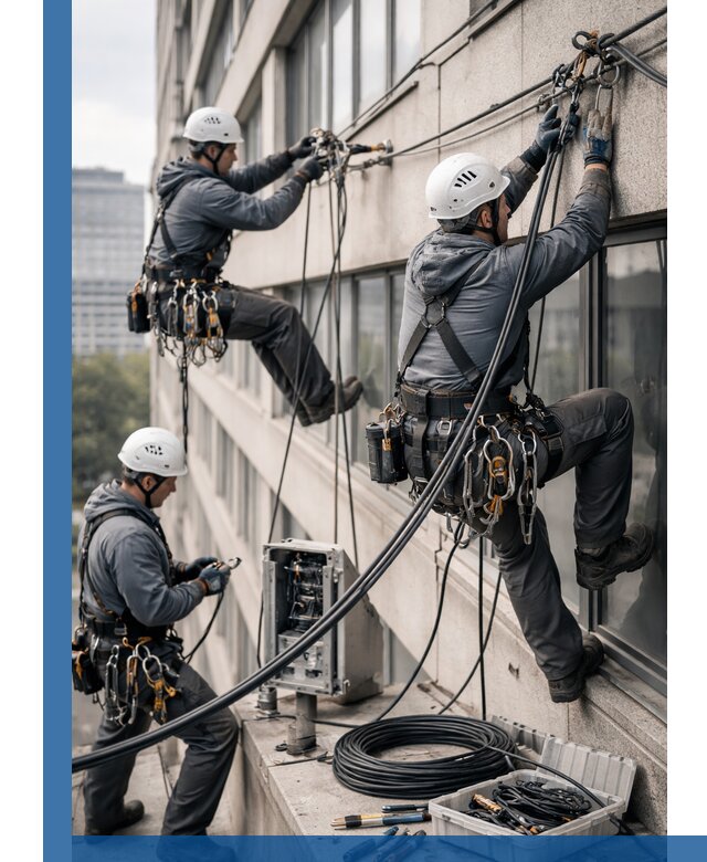 Прокладка оптоволоконного кабеля в Большой Камне под ключ с тестированием