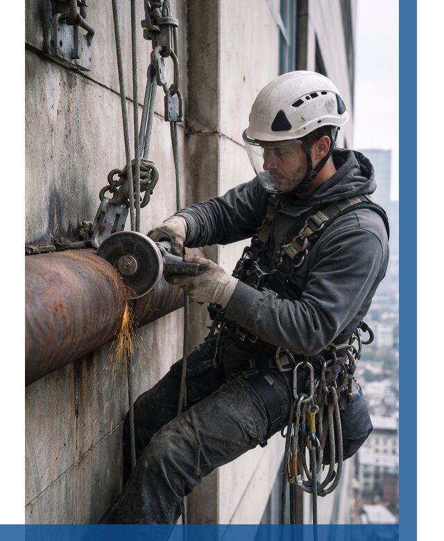 Резка металла на высоте в Большой Камне по цене от 4563 р. | ВЫСОТНИК-Бль