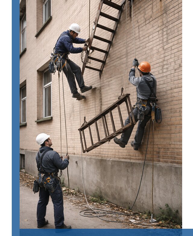Демонтаж пожарной лестницы в Большой Камне быстро и безопасно