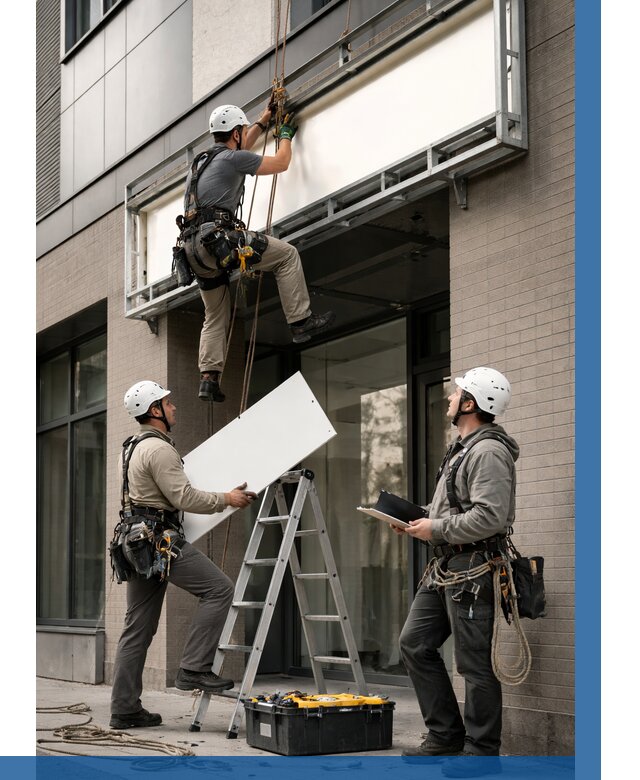 Монтаж светового короба в Большой Камне от 6592 р. | ВЫСОТНИК-Бль