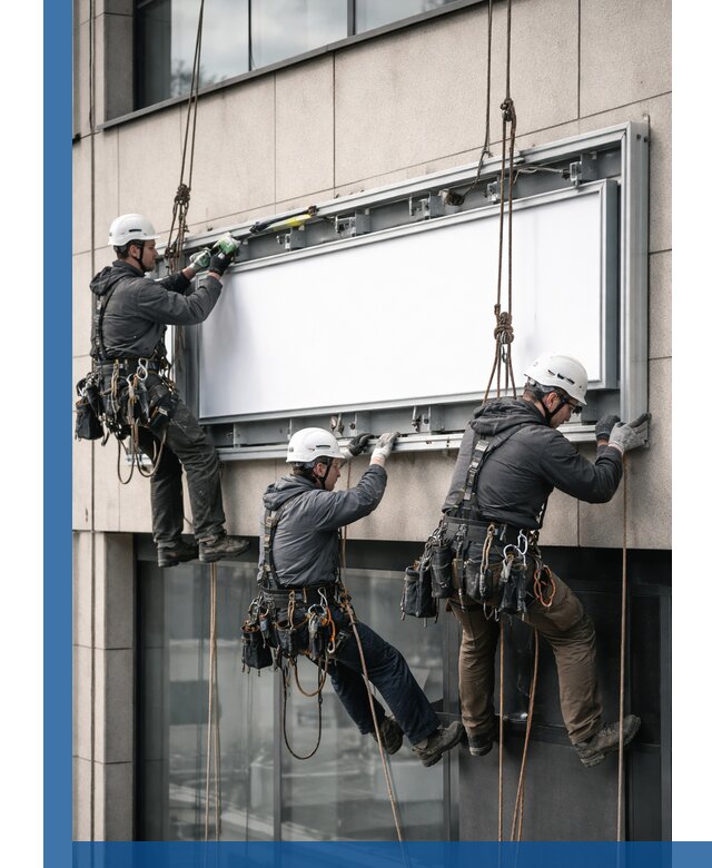 Профессиональный монтаж светового короба под ключ в Большой Камне