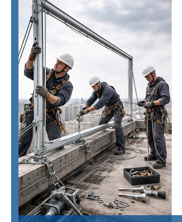 Монтаж крышных рекламных конструкций под ключ в Большой Камне