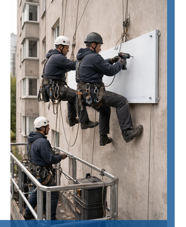 Монтаж табличек и указателей в Большой Камне от 3549 р. | ВЫСОТНИК-Бль