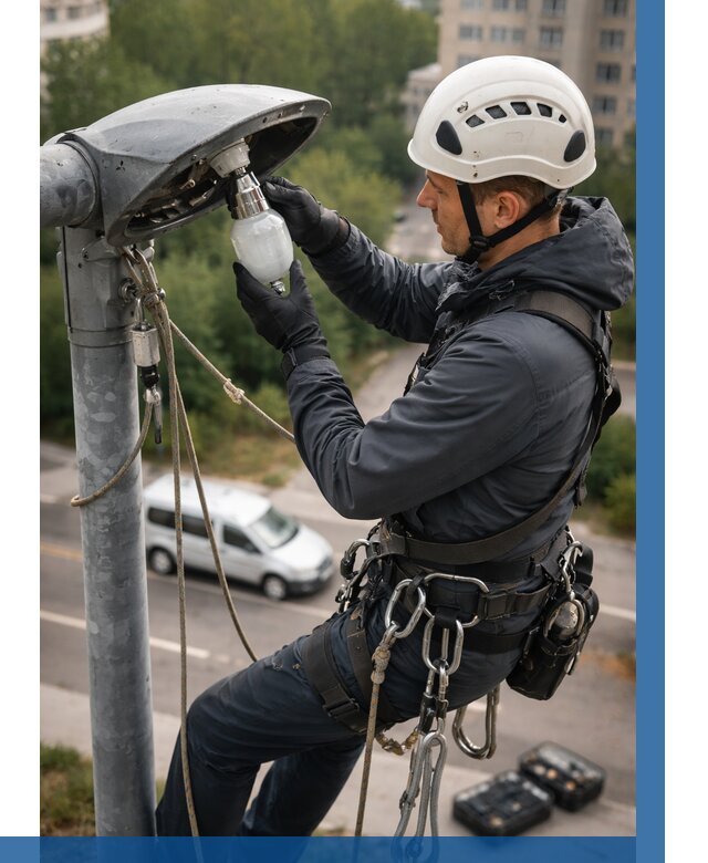 Замена ламп на высоте в Большой Камне от 2535 р. | ВЫСОТНИК-Бль