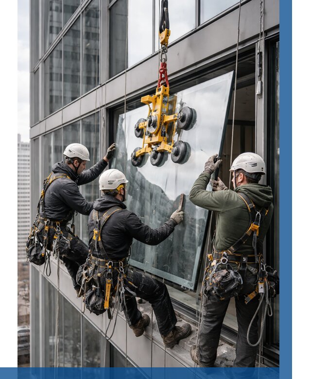 Фасадное остекление зданий под ключ в Большой Камне от 10141 р. | ВЫСОТНИК-Бль