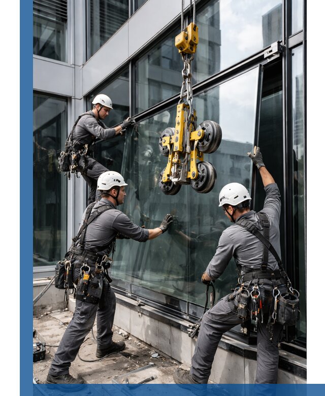 Структурное остекление фасадов в Большой Камне монтаж и обслуживание