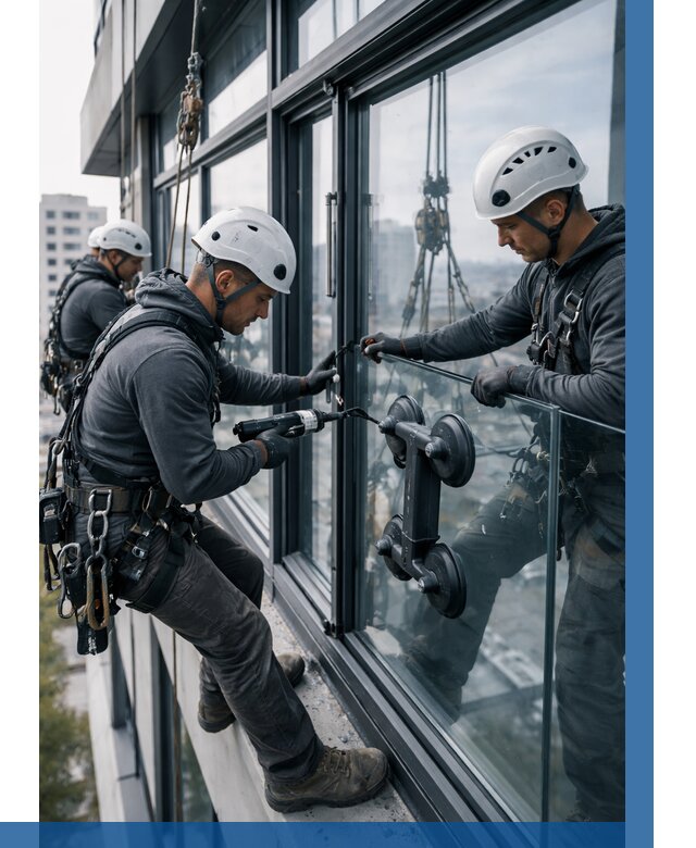 Витражное остекление зданий в Большой Камне от 3549 р. | ВЫСОТНИК-Бль