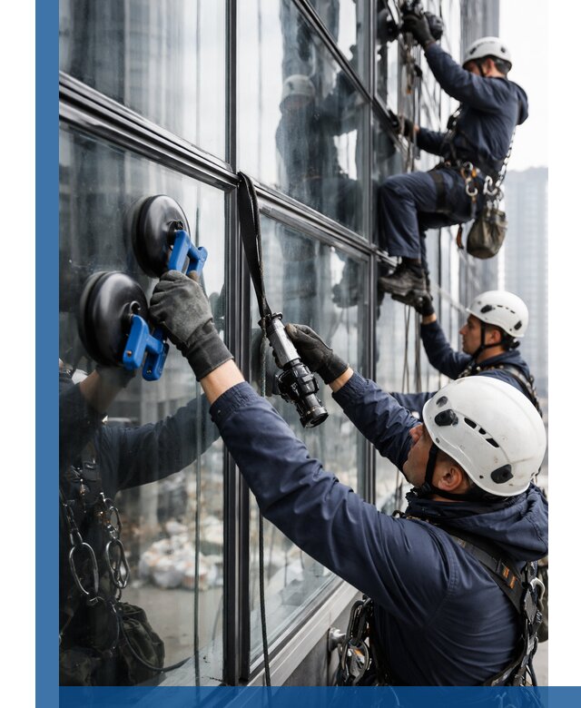 Радиусное остекление фасадов под ключ в Большой Камне с гарантиями