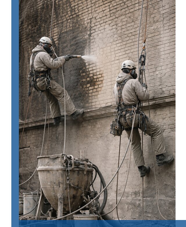 Пескоструйная очистка фасадов в Большой Камне профессионально