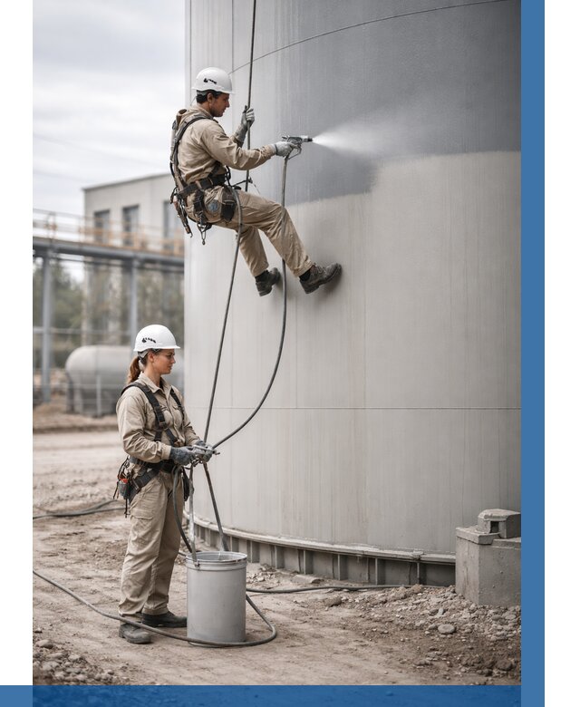 Покраска резервуаров в Большой Камне от 1217 р. | ВЫСОТНИК-Бль — заказать