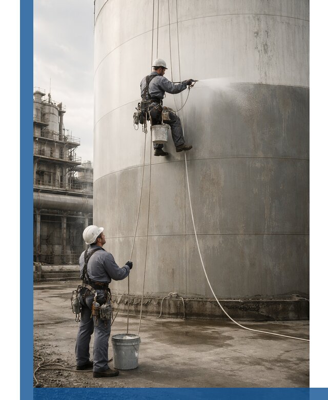 Покраска стальных резервуаров и емкостей в Большой Камне профессионально