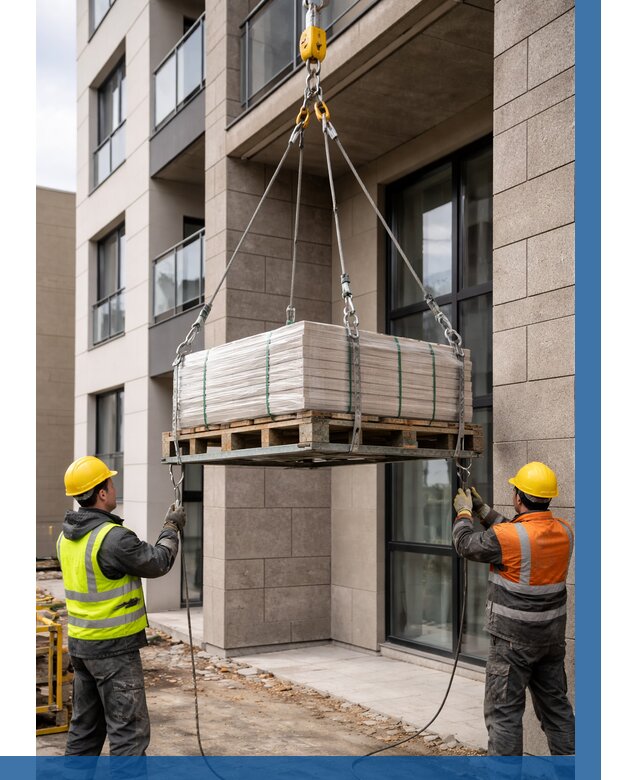 Подъем керамогранита на этаж в Большой Камне от 3549 р. | ВЫСОТНИК-Бль