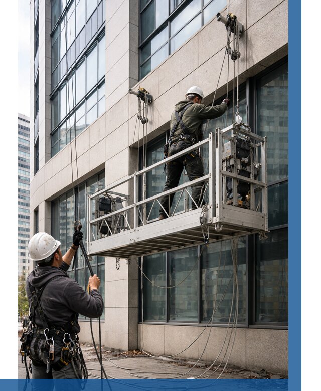 Монтаж и подъем фасадной люльки в Большой Камне от 12169 р. | ВЫСОТНИК-Бль