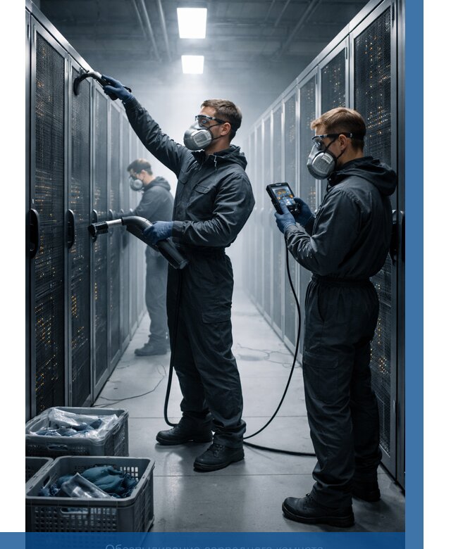 Обеспыливание серверной комнаты в Большой Камне от 4563 р. | ВЫСОТНИК-Бль