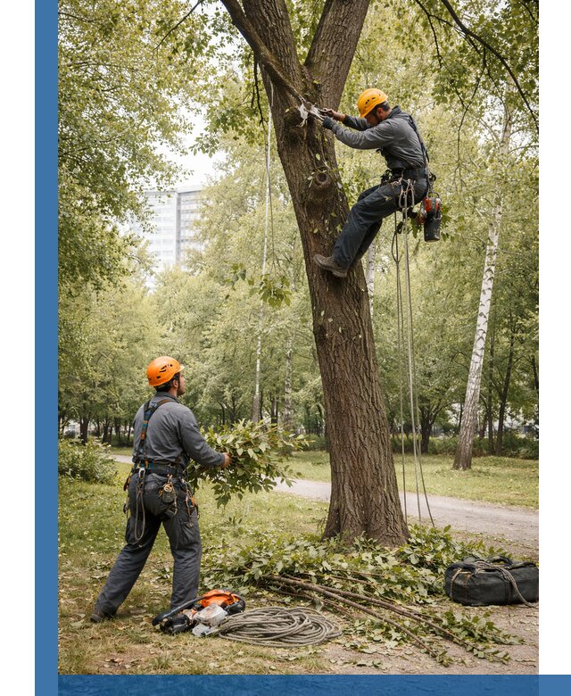 Санитарная обрезка деревьев в Большой Камне, профессионально и безопасно