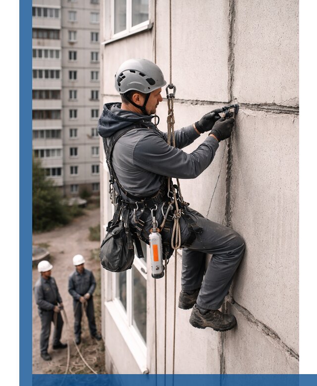 Обследование межпанельных швов и герметизация в Большой Камне