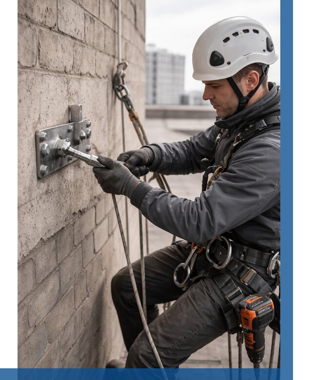 Установка анкерных точек в Большой Камне от 3549 р. | ВЫСОТНИК-Бль