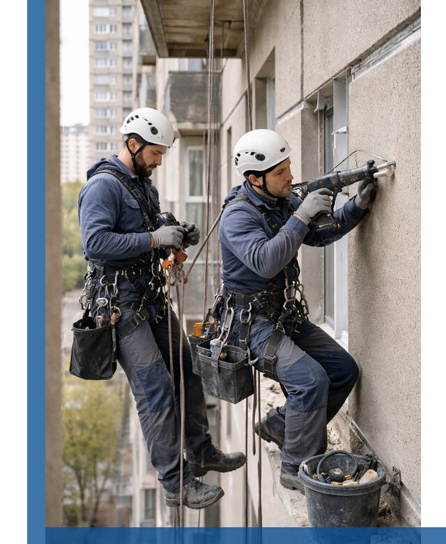 Промышленные альпинисты высотные работы и монтаж в Большой Камне